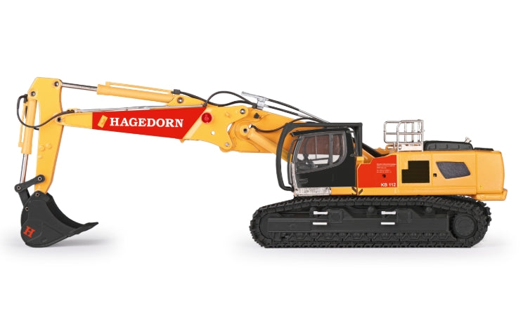 Conrad Liebherr R960 Abbruchbagger „HAGEDORN“ – Diecast Sammlermodell im Maßstab 1:50, Art. 2205/18