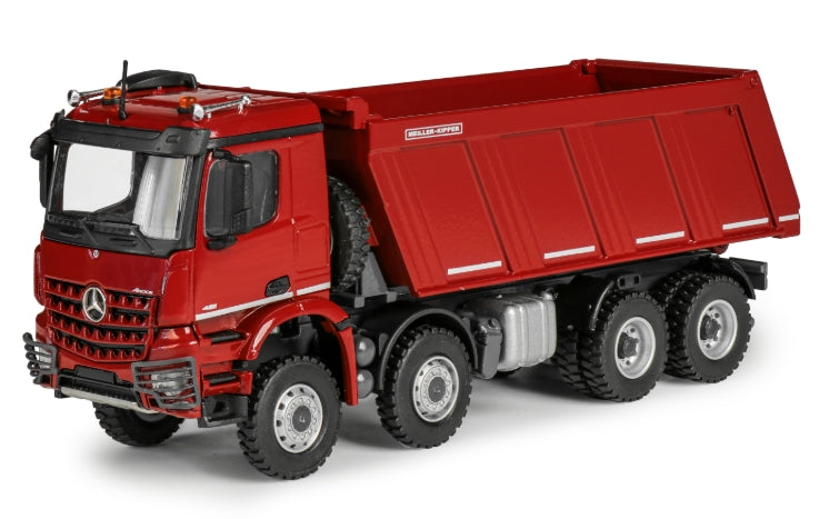 Conrad Meiller Hinterkipper auf Mercedes-Benz Arocs – Diecast Sammlermodell im Maßstab 1:50, Art. 78259/01