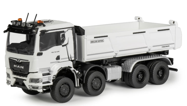 Conrad MEILLER TRIGENIUS D421 auf MAN TGS TN – Diecast Sammlermodell im Maßstab 1:50, Art. 81255/07