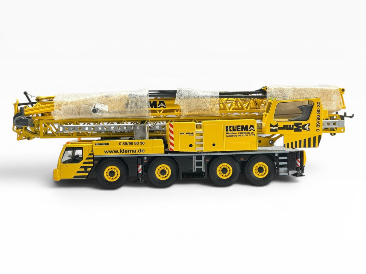 Conrad Liebherr MK 88-4.1 Mobilbaukran „KLEMA“ München – Diecast Sammlermodell im Maßstab 1:50, Art. 2123/09