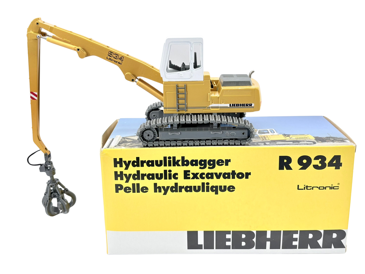 Conrad Liebherr R 934 Litronic Hydraulikbagger – Diecast Sammlermodell im Maßstab 1:50, Art. 2908/0 – Ansicht 4