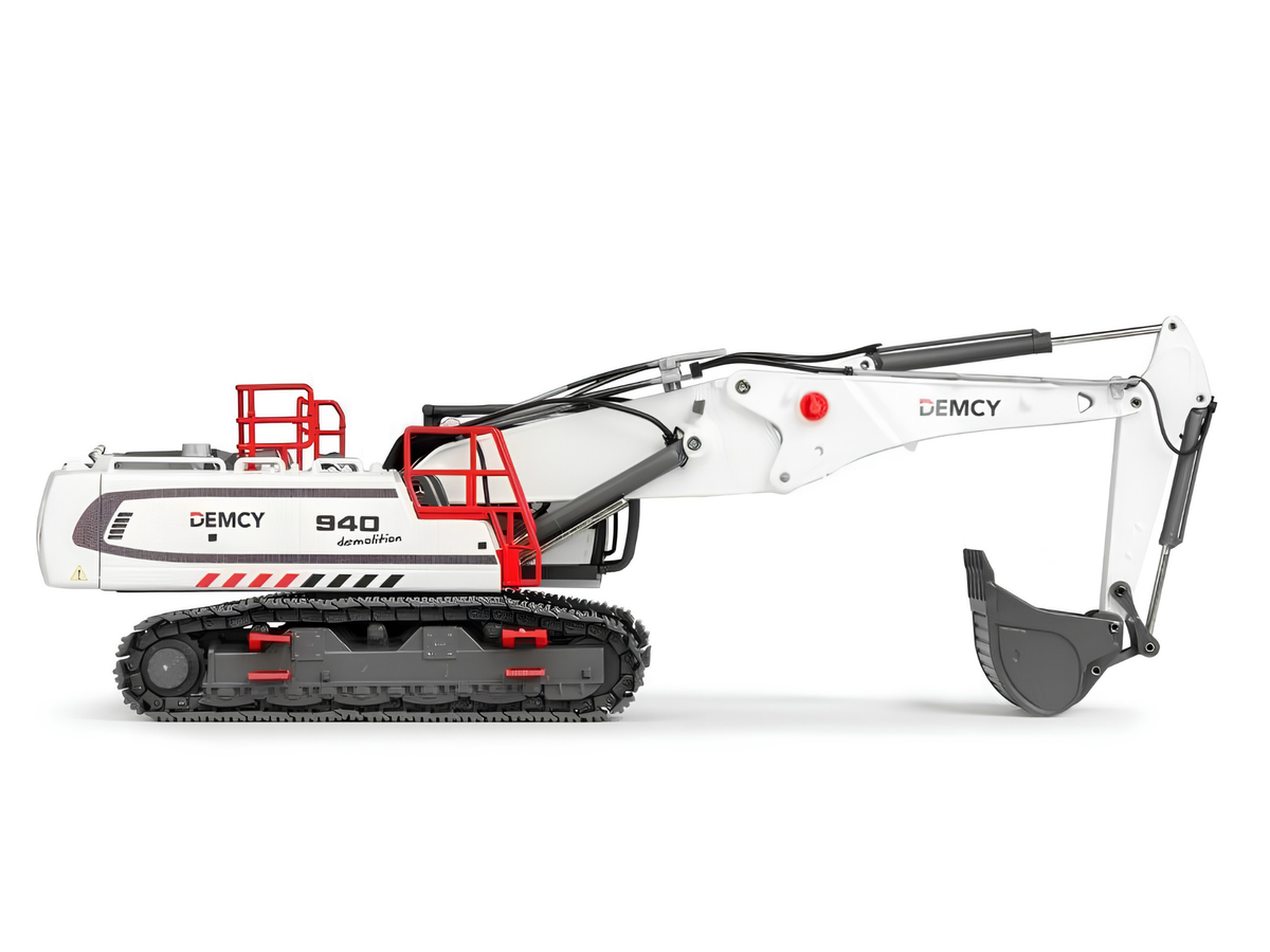 Conrad Liebherr R 940 Demolition Raupenbagger „DEMCY“ Eiffage – Diecast Sammlermodell im Maßstab 1:50, Art. 2222/03 – Ansicht 3