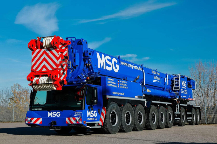 WSI Liebherr LTM 1750-9.1 Mobilkran „MSG“ – Diecast Sammlermodell im Maßstab 1:50, Art. 51-2209