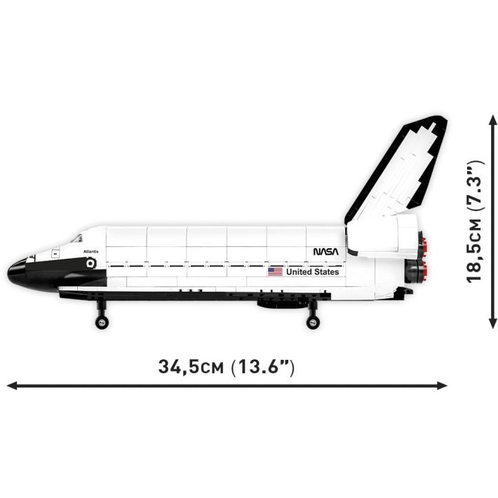 COBI Space Shuttle Atlantis Klemmbaustein-Modell im Maßstab 1:100 – 685 Teile, Set 1930 – Ansicht 4